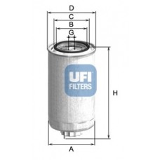 24.999.02 UFI Топливный фильтр