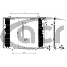 300261 ACR Конденсатор, кондиционер