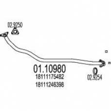 01.10980 MTS Труба выхлопного газа