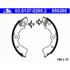03.0137-0265.2 ATE Комплект тормозных колодок