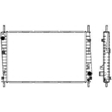 3161-1004 SAKURA  Automotive Радиатор, охлаждение двигателя