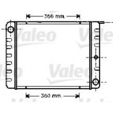 734537 VALEO Радиатор, охлаждение двигателя