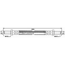 FBH6482 FIRST LINE Тормозной шланг