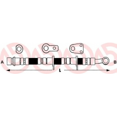 T 28 030 BREMBO Тормозной шланг