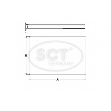 SA 1268 SCT Фильтр, воздух во внутренном пространстве