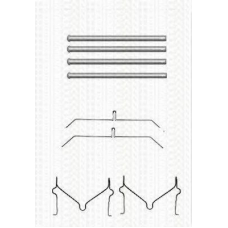 8105 131640 TRISCAN Комплектующие, колодки дискового тормоза
