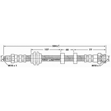 FBH6731 FIRST LINE Тормозной шланг