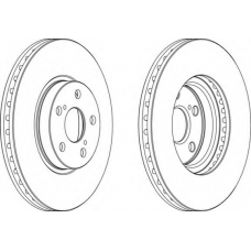 DDF1508-1 FERODO Тормозной диск