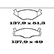 BL1167B3 FTE Колодки тормозные