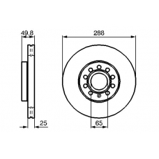 0 986 479 088 BOSCH Тормозной диск