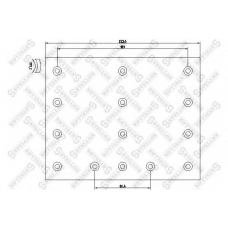 85-01104-SX STELLOX Комплект тормозных башмаков, барабанные тормоза