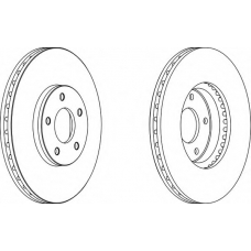 DDF1478-1 FERODO Тормозной диск