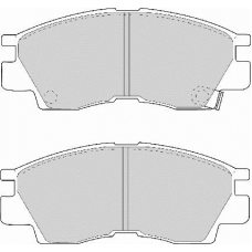 FD6598A NECTO Комплект тормозных колодок, дисковый тормоз