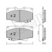 22-0153-0 METELLI Комплект тормозных колодок, дисковый тормоз