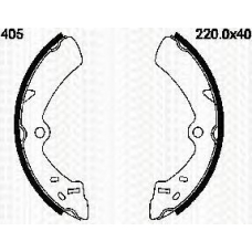 8100 69405 TRIDON Brake shoes