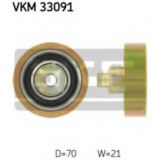 VKM 33091 SKF Паразитный / ведущий ролик, поликлиновой ремень