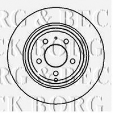 BBD5062 BORG & BECK Тормозной диск