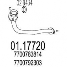 01.17720 MTS Труба выхлопного газа