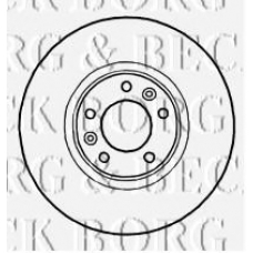 BBD4775 BORG & BECK Тормозной диск