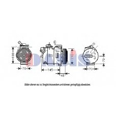851858N AKS DASIS Компрессор, кондиционер