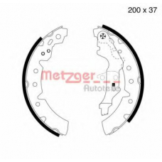 MG 671 METZGER Комплект тормозных колодок