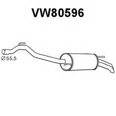 VW80596 VENEPORTE Глушитель выхлопных газов конечный