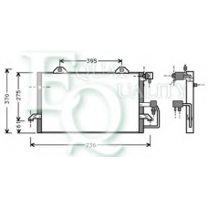 CO0244 EQUAL QUALITY Конденсатор, кондиционер