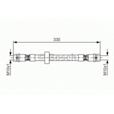 1 987 476 410 BOSCH Тормозной шланг