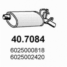 40.7084 ASSO Глушитель выхлопных газов конечный
