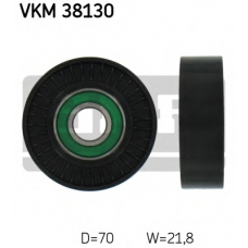 VKM 38130 SKF Паразитный / ведущий ролик, поликлиновой ремень