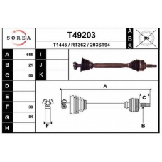 T49203 EAI Приводной вал