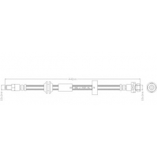 4550 REMKAFLEX Тормозной шланг