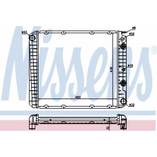 65544A NISSENS Радиатор, охлаждение двигателя