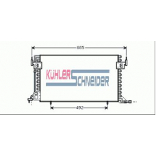 1523401 KUHLER SCHNEIDER Конденсатор, кондиционер