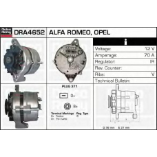 DRA4652 DELCO REMY Генератор