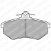 LP424 DELPHI Комплект тормозных колодок, дисковый тормоз