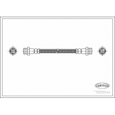 19030440 CORTECO Тормозной шланг