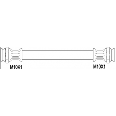 G1906.06 WOKING Тормозной шланг