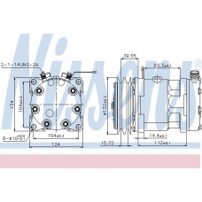 89173 NISSENS Компрессор, кондиционер