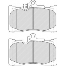 FDB4216 FERODO Комплект тормозных колодок, дисковый тормоз