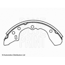 ADM54110 BLUE PRINT Комплект тормозных колодок