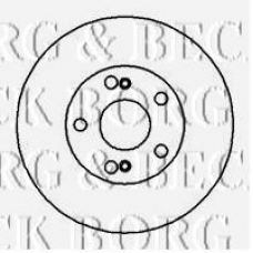 BBD5019 BORG & BECK Тормозной диск