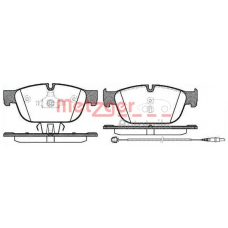 1451.01 METZGER Комплект тормозных колодок, дисковый тормоз