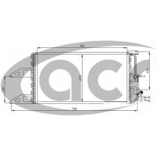 300534 ACR Конденсатор, кондиционер