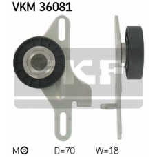 VKM 36081 SKF Натяжной ролик, поликлиновой  ремень