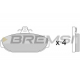 BP2248 BREMSI Комплект тормозных колодок, дисковый тормоз
