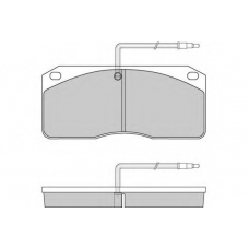 12-5282 E.T.F. Комплект тормозных колодок, дисковый тормоз