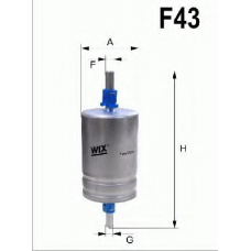WF8352 QUINTON HAZELL Фильтр топливный