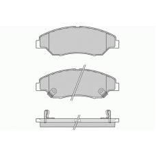 12-0911 E.T.F. Комплект тормозных колодок, дисковый тормоз
