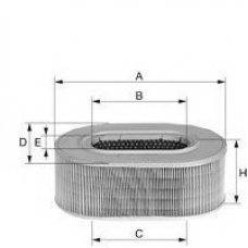 XA335 UNIFLUX FILTERS Воздушный фильтр